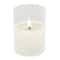 4" LED Glass Wax Flickering Candle by Ashland®